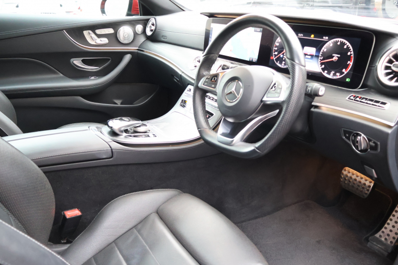 メルセデスベンツ Eクラス E400 4MATIC ｸｰﾍﾟ ｽﾎﾟｰﾂ　ﾚｰﾀﾞｰｾｰﾌﾃｨPKG ｴｸｽｸﾙｰｼﾌﾞPKG ｴｱﾊﾞﾗﾝｽPKG ﾊﾟﾉﾗﾏSR ｷｰﾚｽGO 黒ﾅｯﾊﾟ革 ﾍﾞﾝﾁﾚｰﾀｰ ﾀﾞｲﾅﾐｯｸｼｰﾄ 純正ﾅﾋﾞ地ﾃﾞｼﾞ 360°ｶﾒﾗ Burmesterｻﾗｳﾝﾄﾞ Applecarplay Android Auto 電動Rｹﾞｰﾄ HUD PTS AMG19ｲﾝﾁAW　2年保証