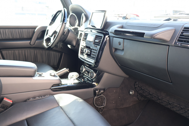 AMG Gクラス G63　左ﾊﾝﾄﾞﾙ ﾃﾞｨｽﾄﾛﾆｯｸ&BSM 7AT SR designo黒革ｼｰﾄ ｼｰﾄﾋｰﾀｰ ﾍﾞﾝﾁﾚｰﾀｰ 純正ﾅﾋﾞ地ﾃﾞｼﾞ harman/kardonｻﾗｳﾝﾄﾞ Bﾓﾆﾀｰ PTS ｷｾﾉﾝﾗｲﾄ AMG20ｲﾝﾁAW　2年保証