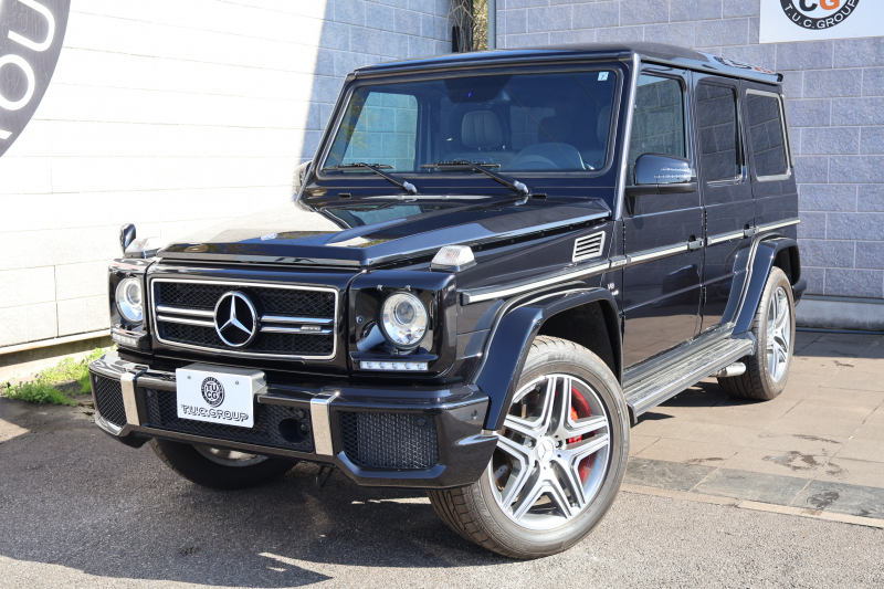 AMG Gクラス G63　左ﾊﾝﾄﾞﾙ ﾃﾞｨｽﾄﾛﾆｯｸ&BSM 7AT SR designo黒革ｼｰﾄ ｼｰﾄﾋｰﾀｰ ﾍﾞﾝﾁﾚｰﾀｰ 純正ﾅﾋﾞ地ﾃﾞｼﾞ harman/kardonｻﾗｳﾝﾄﾞ Bﾓﾆﾀｰ PTS ｷｾﾉﾝﾗｲﾄ AMG20ｲﾝﾁAW　2年保証