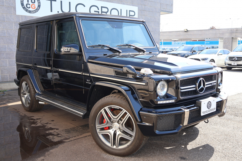 AMG Gクラス G63　左ﾊﾝﾄﾞﾙ ﾃﾞｨｽﾄﾛﾆｯｸ&BSM 7AT SR designo黒革ｼｰﾄ ｼｰﾄﾋｰﾀｰ ﾍﾞﾝﾁﾚｰﾀｰ 純正ﾅﾋﾞ地ﾃﾞｼﾞ harman/kardonｻﾗｳﾝﾄﾞ Bﾓﾆﾀｰ PTS ｷｾﾉﾝﾗｲﾄ AMG20ｲﾝﾁAW　2年保証