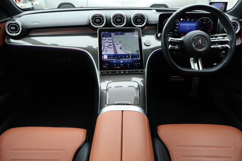 メルセデスベンツ Cクラス C220d ｽﾃｰｼｮﾝﾜｺﾞﾝ AVG　ﾚｻﾞｰｴｸｽｸﾙｰｼﾌﾞPKG AMGﾗｲﾝPKG ﾍﾞｰｼｯｸPKG ﾚｰﾀﾞｰｾｰﾌﾃｨPKG 1ｵｰﾅｰ ﾊﾟﾉﾗﾏSR 茶革 ｼｰﾄﾋｰﾀｰ 純正ﾅﾋﾞ地ﾃﾞｼﾞ MBUX ARﾅﾋﾞ 360度ｶﾒﾗ  PTS HUD  AMG18ｲﾝﾁAW　2年保証