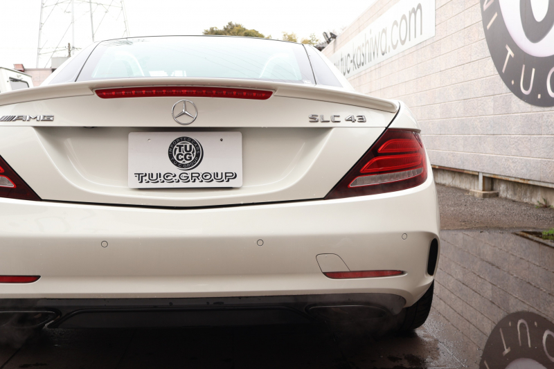 AMG SLC SLC43　AMGﾅｲﾄPKG AMGｽﾀｲﾘﾝｸﾞPKG ﾚｰﾀﾞｰｾｰﾌﾃｨPKG ﾏｼﾞｯｸｽｶｲｺﾝﾄﾛｰﾙﾊﾞﾘｵR 黒ﾅｯﾊﾟ革 ｼｰﾄﾋｰﾀｰ ｴｱｽｶｰﾌ 純正ﾅﾋﾞ地ﾃﾞｼﾞ harman/kardon Bﾓﾆﾀｰ  LEDﾍｯﾄﾞ AMGﾊﾟﾌｫｰﾏﾝｽｽﾃｱ AMG18AW　2年保証