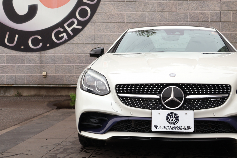 AMG SLC SLC43　AMGﾅｲﾄPKG AMGｽﾀｲﾘﾝｸﾞPKG ﾚｰﾀﾞｰｾｰﾌﾃｨPKG ﾏｼﾞｯｸｽｶｲｺﾝﾄﾛｰﾙﾊﾞﾘｵR 黒ﾅｯﾊﾟ革 ｼｰﾄﾋｰﾀｰ ｴｱｽｶｰﾌ 純正ﾅﾋﾞ地ﾃﾞｼﾞ harman/kardon Bﾓﾆﾀｰ  LEDﾍｯﾄﾞ AMGﾊﾟﾌｫｰﾏﾝｽｽﾃｱ AMG18AW　2年保証