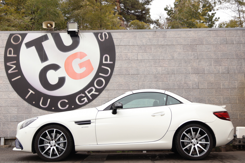 AMG SLC SLC43　AMGﾅｲﾄPKG AMGｽﾀｲﾘﾝｸﾞPKG ﾚｰﾀﾞｰｾｰﾌﾃｨPKG ﾏｼﾞｯｸｽｶｲｺﾝﾄﾛｰﾙﾊﾞﾘｵR 黒ﾅｯﾊﾟ革 ｼｰﾄﾋｰﾀｰ ｴｱｽｶｰﾌ 純正ﾅﾋﾞ地ﾃﾞｼﾞ harman/kardon Bﾓﾆﾀｰ  LEDﾍｯﾄﾞ AMGﾊﾟﾌｫｰﾏﾝｽｽﾃｱ AMG18AW　2年保証