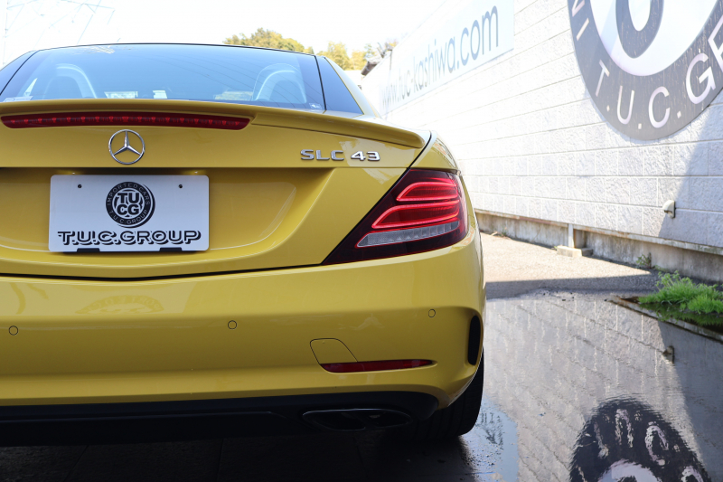 AMG SLC SLC43 ｽﾎﾟｰﾂ ﾌｧｲﾅﾙｴﾃﾞｨｼｮﾝ　特別仕様車  ﾚｰﾀﾞｰｾｰﾌﾃｨPKG ﾏｼﾞｯｸｽｶｲｺﾝﾄﾛｰﾙﾊﾞﾘｵR ﾌﾞﾗｯｸ/ｼﾙﾊﾞｰﾂｰﾄｰﾝ革 ｼｰﾄﾋｰﾀｰ ｴｱｽｶｰﾌ 純正ﾅﾋﾞ地ﾃﾞｼﾞ Bﾓﾆﾀｰ  LED AMGﾊﾟﾌｫｰﾏﾝｽｽﾃｱ AMG RIDE CONTROLｻｽﾍﾟﾝｼｮﾝ 専用AMG18AW　2年保証