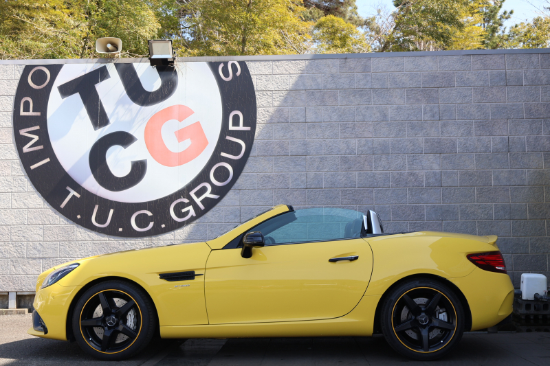 AMG SLC SLC43 ｽﾎﾟｰﾂ ﾌｧｲﾅﾙｴﾃﾞｨｼｮﾝ　特別仕様車  ﾚｰﾀﾞｰｾｰﾌﾃｨPKG ﾏｼﾞｯｸｽｶｲｺﾝﾄﾛｰﾙﾊﾞﾘｵR ﾌﾞﾗｯｸ/ｼﾙﾊﾞｰﾂｰﾄｰﾝ革 ｼｰﾄﾋｰﾀｰ ｴｱｽｶｰﾌ 純正ﾅﾋﾞ地ﾃﾞｼﾞ Bﾓﾆﾀｰ  LED AMGﾊﾟﾌｫｰﾏﾝｽｽﾃｱ AMG RIDE CONTROLｻｽﾍﾟﾝｼｮﾝ 専用AMG18AW　2年保証