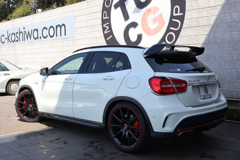 AMG GLA GLA45 AMG 4MATIC Edition1　特別仕様車 専用ｴｱﾛﾊﾟｰﾂ  専用ｻｲﾄﾞﾃﾞｶｰﾙ ﾚｰﾀﾞｰｾｰﾌﾃｨPKG AMGﾊﾟﾌｫｰﾏﾝｽｼｰﾄ AMGﾊﾟﾌｫｰﾏﾝｽｽﾃｱ ﾒﾓﾘｰ機能付ﾊﾟﾜｰｼｰﾄ ｼｰﾄﾋｰﾀｰ 純正ﾅﾋﾞ地ﾃﾞｼﾞ Bﾓﾆﾀｰ 電動Rｹﾞｰﾄ ｷｾﾉﾝﾍｯﾄﾞ PTS AMG20AW　2年保証