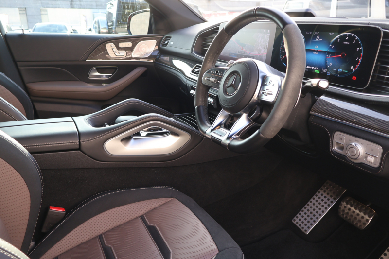 AMG GLE GLE53 4MATIC+ ｸｰﾍﾟ　AMGｲﾝﾃﾘｱｶｰﾎﾞﾝPKG ﾚｰﾀﾞｰｾｰﾌﾃｨPKG ｴﾅｼﾞｬｲｼﾞﾝｸﾞPKG ﾊﾟﾉﾗﾏSR 茶黒ﾅｯﾊﾟ革 ｼｰﾄﾋｰﾀｰ ﾍﾞﾝﾁﾚｰﾀｰ 純正12.3ｲﾝﾁﾅﾋﾞTV MBUX 360°ｶﾒﾗ Burmester ﾌｯﾄﾄﾗﾝｸOP 温冷機能付ｶｯﾌﾟﾎﾙﾀﾞｰ HUD LED AMG21ｲﾝﾁAW　2年保証