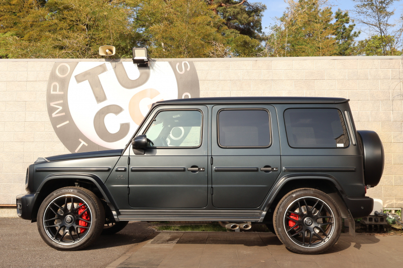 AMG Gクラス G63 G manufakturﾌﾟﾛｸﾞﾗﾑﾌﾟﾗｽ　左H AMGﾅｲﾄPKG ﾚｰﾀﾞｰｾｰﾌﾃｨPKG ｶﾞﾗｽSR ｴｸｽｸﾙｰｼﾌﾞ黒ﾅｯﾊﾟ革 ｼｰﾄH ﾍﾞﾝﾁﾚｰﾀｰ 純正ﾅﾋﾞ地ﾃﾞｼﾞ Burmesterｻﾗｳﾝﾄﾞ 360度ｶﾒﾗ ﾎﾞﾃﾞｨ同色ｽﾍﾟｱﾀｲﾔﾘﾝｸﾞ AMGｶｰﾎﾞﾝｲﾝﾃﾘｱﾄﾘﾑ AMG22AW　新車保証