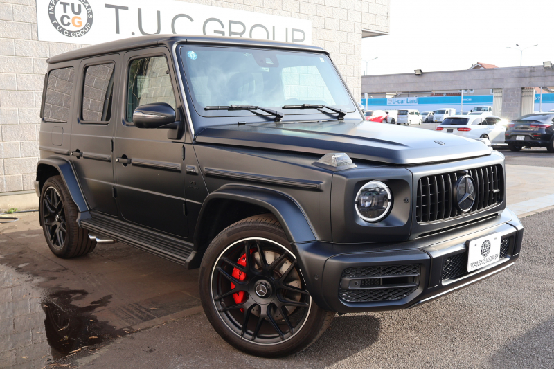 AMG Gクラス G63 G manufakturﾌﾟﾛｸﾞﾗﾑﾌﾟﾗｽ　左H AMGﾅｲﾄPKG ﾚｰﾀﾞｰｾｰﾌﾃｨPKG ｶﾞﾗｽSR ｴｸｽｸﾙｰｼﾌﾞ黒ﾅｯﾊﾟ革 ｼｰﾄH ﾍﾞﾝﾁﾚｰﾀｰ 純正ﾅﾋﾞ地ﾃﾞｼﾞ Burmesterｻﾗｳﾝﾄﾞ 360度ｶﾒﾗ ﾎﾞﾃﾞｨ同色ｽﾍﾟｱﾀｲﾔﾘﾝｸﾞ AMGｶｰﾎﾞﾝｲﾝﾃﾘｱﾄﾘﾑ AMG22AW　新車保証