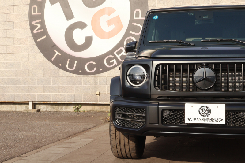 AMG Gクラス G63 G manufakturﾌﾟﾛｸﾞﾗﾑﾌﾟﾗｽ　左H AMGﾅｲﾄPKG ﾚｰﾀﾞｰｾｰﾌﾃｨPKG ｶﾞﾗｽSR ｴｸｽｸﾙｰｼﾌﾞ黒ﾅｯﾊﾟ革 ｼｰﾄH ﾍﾞﾝﾁﾚｰﾀｰ 純正ﾅﾋﾞ地ﾃﾞｼﾞ Burmesterｻﾗｳﾝﾄﾞ 360度ｶﾒﾗ ﾎﾞﾃﾞｨ同色ｽﾍﾟｱﾀｲﾔﾘﾝｸﾞ AMGｶｰﾎﾞﾝｲﾝﾃﾘｱﾄﾘﾑ AMG22AW　新車保証