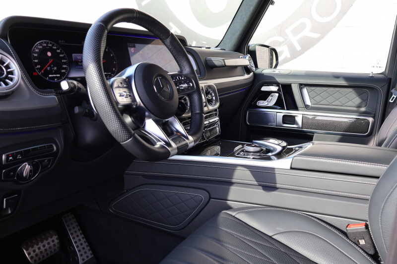 AMG Gクラス G63 G manufakturﾌﾟﾛｸﾞﾗﾑﾌﾟﾗｽ　左H AMGﾅｲﾄPKG ﾚｰﾀﾞｰｾｰﾌﾃｨPKG ｶﾞﾗｽSR ｴｸｽｸﾙｰｼﾌﾞ黒ﾅｯﾊﾟ革 ｼｰﾄH ﾍﾞﾝﾁﾚｰﾀｰ 純正ﾅﾋﾞ地ﾃﾞｼﾞ Burmesterｻﾗｳﾝﾄﾞ 360度ｶﾒﾗ ﾎﾞﾃﾞｨ同色ｽﾍﾟｱﾀｲﾔﾘﾝｸﾞ AMGｶｰﾎﾞﾝｲﾝﾃﾘｱﾄﾘﾑ AMG22AW　新車保証