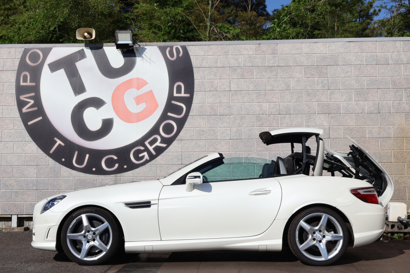 メルセデスベンツ SLKクラス SLK200 ｴｸｽｸﾙｰｼﾌﾞ　AMGｽﾎﾟｰﾂPKG ﾀﾞｲﾅﾐｯｸﾊﾝﾄﾞﾘﾝｸﾞPKG ﾚｰﾀﾞｰｾｰﾌﾃｨPKG ﾏｼﾞｯｸｽｶｲｺﾝﾄﾛｰﾙﾊﾞﾘｵR 黒革ｼｰﾄ ｼｰﾄﾋｰﾀｰ ｴｱｽｶｰﾌ 純正ﾅﾋﾞ地ﾃﾞｼﾞ ECOｽﾀｰﾄｽﾄｯﾌﾟ ｷｾﾉﾝﾍｯﾄﾞ AMG18AW　2年保証
