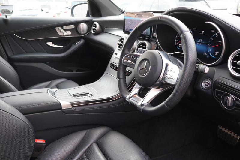 AMG GLC GLC43 4MATIC　後期 ﾚｻﾞｰｴｸｽｸﾙｰｼﾌﾞPKG ﾚｰﾀﾞｰｾｰﾌﾃｨPKG ｴｱﾊﾞﾗﾝｽPKG 1ｵｰﾅｰ ﾊﾟﾉﾗﾏSR 黒革ｼｰﾄ ｼｰﾄﾋｰﾀ ﾍﾞﾝﾁﾚｰﾀ MBUX 純正10.25ｲﾝﾁﾅﾋﾞ地ﾃﾞｼﾞ ｺｯｸﾋﾟｯﾄDisp 360°ｶﾒﾗ Burmester PTS 電動Rｹﾞｰﾄ HUD AMG20ｲﾝﾁAW　2年保証
