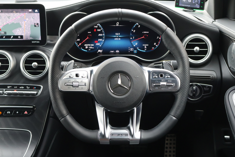 AMG GLC GLC43 4MATIC　後期 ﾚｻﾞｰｴｸｽｸﾙｰｼﾌﾞPKG ﾚｰﾀﾞｰｾｰﾌﾃｨPKG ｴｱﾊﾞﾗﾝｽPKG 1ｵｰﾅｰ ﾊﾟﾉﾗﾏSR 黒革ｼｰﾄ ｼｰﾄﾋｰﾀ ﾍﾞﾝﾁﾚｰﾀ MBUX 純正10.25ｲﾝﾁﾅﾋﾞ地ﾃﾞｼﾞ ｺｯｸﾋﾟｯﾄDisp 360°ｶﾒﾗ Burmester PTS 電動Rｹﾞｰﾄ HUD AMG20ｲﾝﾁAW　2年保証