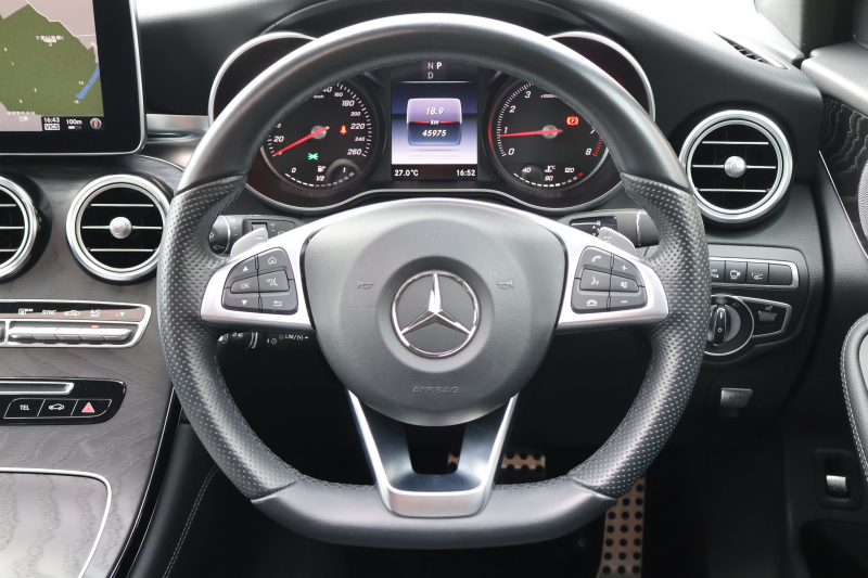 メルセデスベンツ GLC GLC250 4MATIC ｽﾎﾟｰﾂ(本革仕様)　AMGｽﾀｲﾘﾝｸﾞPKG ｴｱﾊﾞﾗﾝｽPKG ﾚｰﾀﾞｰｾｰﾌﾃｨPKG  ﾊﾟﾉﾗﾐｯｸSR 黒革ｼｰﾄ ｼｰﾄﾋｰﾀｰ ｷｰﾚｽGO 純正ﾅﾋﾞ地ﾃﾞｼﾞ 360度ｶﾒﾗｼｽﾃﾑ Burmester  電動Rｹﾞｰﾄ ﾌｯﾄﾄﾗﾝｸOP LEDﾍｯﾄﾞPTS AIRBODYｻｽ AMG19ｲﾝﾁAW　2年保証