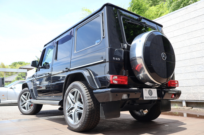 AMG Gクラス G63　左ﾊﾝﾄﾞﾙ designoｴｸｽｸﾙｰｼﾌﾞｲﾝﾃﾘｱPKG ﾃﾞｨｽﾄﾛﾆｯｸ&BSM 7AT SR designoｸﾗｼｯｸﾚｯﾄﾞ/ﾌﾞﾗｯｸ革ｼｰﾄ ｼｰﾄﾋｰﾀｰ ﾍﾞﾝﾁﾚｰﾀｰ 純正ﾅﾋﾞ地ﾃﾞｼﾞ harman/kardonｻﾗｳﾝﾄﾞ Bﾓﾆﾀｰ PTS ｷｾﾉﾝﾗｲﾄ AMG20ｲﾝﾁAW　2年保証