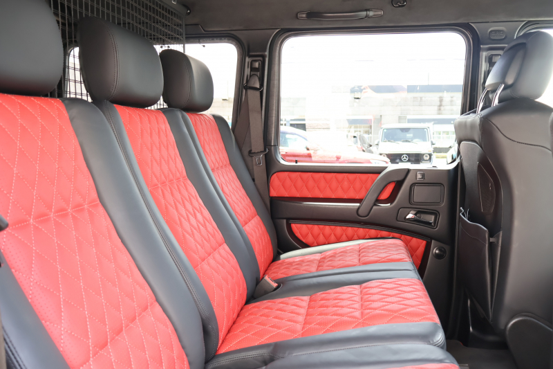 AMG Gクラス G63　左ﾊﾝﾄﾞﾙ designoｴｸｽｸﾙｰｼﾌﾞｲﾝﾃﾘｱPKG ﾃﾞｨｽﾄﾛﾆｯｸ&BSM 7AT SR designoｸﾗｼｯｸﾚｯﾄﾞ/ﾌﾞﾗｯｸ革ｼｰﾄ ｼｰﾄﾋｰﾀｰ ﾍﾞﾝﾁﾚｰﾀｰ 純正ﾅﾋﾞ地ﾃﾞｼﾞ harman/kardonｻﾗｳﾝﾄﾞ Bﾓﾆﾀｰ PTS ｷｾﾉﾝﾗｲﾄ AMG20ｲﾝﾁAW　2年保証