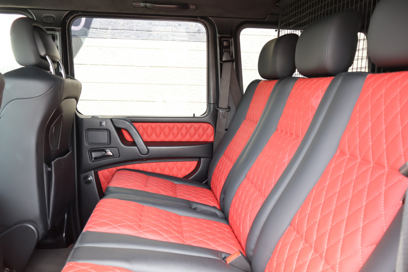 AMG Gクラス G63　左ﾊﾝﾄﾞﾙ designoｴｸｽｸﾙｰｼﾌﾞｲﾝﾃﾘｱPKG ﾃﾞｨｽﾄﾛﾆｯｸ&BSM 7AT SR designoｸﾗｼｯｸﾚｯﾄﾞ/ﾌﾞﾗｯｸ革ｼｰﾄ ｼｰﾄﾋｰﾀｰ ﾍﾞﾝﾁﾚｰﾀｰ 純正ﾅﾋﾞ地ﾃﾞｼﾞ harman/kardonｻﾗｳﾝﾄﾞ Bﾓﾆﾀｰ PTS ｷｾﾉﾝﾗｲﾄ AMG20ｲﾝﾁAW　2年保証