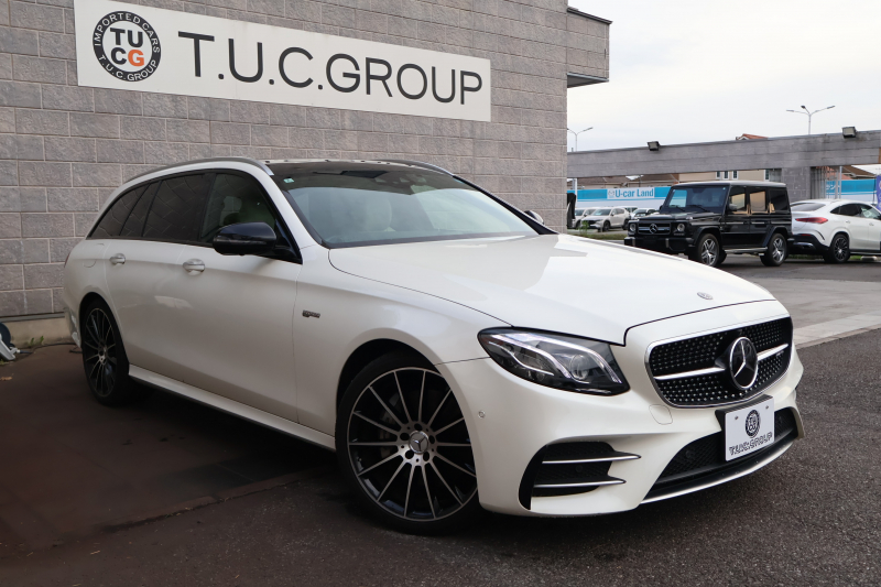 AMG Eクラス E43 4MATIC ｽﾃｰｼｮﾝﾜｺﾞﾝ　ｴｸｽｸﾙｰｼﾌﾞPKG ﾚｰﾀﾞｰｾｰﾌﾃｨPKG ｴｱﾊﾞﾗﾝｽPKG ﾍﾞｰｼﾞｭﾅｯﾊﾟ革 ｼｰﾄﾋｰﾀｰ ﾍﾞﾝﾁﾚｰﾀｰ 純正12.3ｲﾝﾁﾅﾋﾞ地ﾃﾞｼﾞ 360°ｶﾒﾗ Burmesterｻﾗｳﾝﾄﾞ Applecarplay Android Auto ﾌｯﾄﾄﾗﾝｸOP ﾏﾙﾁﾋﾞｰﾑLED AMG20AW　2年保証