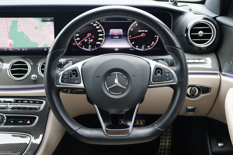AMG Eクラス E43 4MATIC ｽﾃｰｼｮﾝﾜｺﾞﾝ　ｴｸｽｸﾙｰｼﾌﾞPKG ﾚｰﾀﾞｰｾｰﾌﾃｨPKG ｴｱﾊﾞﾗﾝｽPKG ﾍﾞｰｼﾞｭﾅｯﾊﾟ革 ｼｰﾄﾋｰﾀｰ ﾍﾞﾝﾁﾚｰﾀｰ 純正12.3ｲﾝﾁﾅﾋﾞ地ﾃﾞｼﾞ 360°ｶﾒﾗ Burmesterｻﾗｳﾝﾄﾞ Applecarplay Android Auto ﾌｯﾄﾄﾗﾝｸOP ﾏﾙﾁﾋﾞｰﾑLED AMG20AW　2年保証