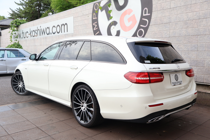 AMG Eクラス E43 4MATIC ｽﾃｰｼｮﾝﾜｺﾞﾝ　ｴｸｽｸﾙｰｼﾌﾞPKG ﾚｰﾀﾞｰｾｰﾌﾃｨPKG ｴｱﾊﾞﾗﾝｽPKG ﾍﾞｰｼﾞｭﾅｯﾊﾟ革 ｼｰﾄﾋｰﾀｰ ﾍﾞﾝﾁﾚｰﾀｰ 純正12.3ｲﾝﾁﾅﾋﾞ地ﾃﾞｼﾞ 360°ｶﾒﾗ Burmesterｻﾗｳﾝﾄﾞ Applecarplay Android Auto ﾌｯﾄﾄﾗﾝｸOP ﾏﾙﾁﾋﾞｰﾑLED AMG20AW　2年保証
