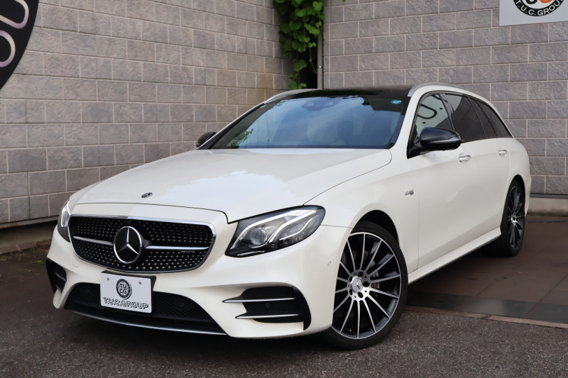 AMG Eクラス E43 4MATIC ｽﾃｰｼｮﾝﾜｺﾞﾝ　ｴｸｽｸﾙｰｼﾌﾞPKG ﾚｰﾀﾞｰｾｰﾌﾃｨPKG ｴｱﾊﾞﾗﾝｽPKG ﾍﾞｰｼﾞｭﾅｯﾊﾟ革 ｼｰﾄﾋｰﾀｰ ﾍﾞﾝﾁﾚｰﾀｰ 純正12.3ｲﾝﾁﾅﾋﾞ地ﾃﾞｼﾞ 360°ｶﾒﾗ Burmesterｻﾗｳﾝﾄﾞ Applecarplay Android Auto ﾌｯﾄﾄﾗﾝｸOP ﾏﾙﾁﾋﾞｰﾑLED AMG20AW　2年保証