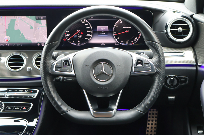 AMG Eクラス E43 4MATIC　ｴｸｽｸﾙｰｼﾌﾞPKG ﾚｰﾀﾞｰｾｰﾌﾃｨPKG ｴｱﾊﾞﾗﾝｽPKG 黒ﾅｯﾊﾟ革 ｼｰﾄﾋｰﾀｰ ﾍﾞﾝﾁﾚｰﾀｰ 純正12.3ｲﾝﾁﾅﾋﾞ地ﾃﾞｼﾞ 360°ｶﾒﾗ Burmesterｻﾗｳﾝﾄﾞ AppleCarPlay Android Auto ﾌｯﾄﾄﾗﾝｸOP ﾏﾙﾁﾋﾞｰﾑLED AMG20AW　2年保証