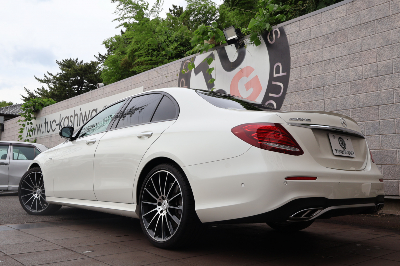 AMG Eクラス E43 4MATIC　ｴｸｽｸﾙｰｼﾌﾞPKG ﾚｰﾀﾞｰｾｰﾌﾃｨPKG ｴｱﾊﾞﾗﾝｽPKG 黒ﾅｯﾊﾟ革 ｼｰﾄﾋｰﾀｰ ﾍﾞﾝﾁﾚｰﾀｰ 純正12.3ｲﾝﾁﾅﾋﾞ地ﾃﾞｼﾞ 360°ｶﾒﾗ Burmesterｻﾗｳﾝﾄﾞ AppleCarPlay Android Auto ﾌｯﾄﾄﾗﾝｸOP ﾏﾙﾁﾋﾞｰﾑLED AMG20AW　2年保証