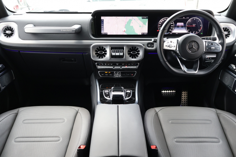 メルセデスベンツ Gクラス G400d AMGﾗｲﾝ G manufakturﾌﾟﾛｸﾞﾗﾑ　ﾗｸﾞｼﾞｭｱﾘｰPKG ﾚｰﾀﾞｰｾｰﾌﾃｨPKG ｶﾞﾗｽSR 灰ﾅｯﾊﾟ革 ｼｰﾄH ﾍﾞﾝﾁﾚｰﾀｰ 純正12.3ｲﾝﾁﾅﾋﾞ地ﾃﾞｼﾞ Burmesterｻﾗｳﾝﾄﾞ AppleCarPlay 360度ｶﾒﾗ  ｱﾀﾞﾌﾟﾃｨﾌﾞﾀﾞﾝﾋﾟﾝｸﾞ AMG20AW　2年保証