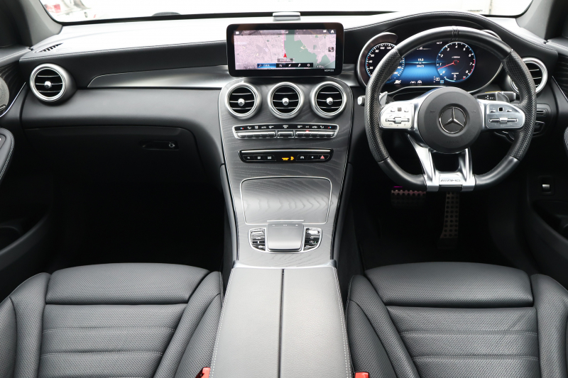 AMG GLC GLC43 4MATIC　後期 ﾚｻﾞｰｴｸｽｸﾙｰｼﾌﾞPKG ﾚｰﾀﾞｰｾｰﾌﾃｨPKG ｴｱﾊﾞﾗﾝｽPKG 1ｵｰﾅｰ ﾊﾟﾉﾗﾏSR 黒革ｼｰﾄ ｼｰﾄﾋｰﾀ ﾍﾞﾝﾁﾚｰﾀ MBUX 純正10.25ｲﾝﾁﾅﾋﾞ地ﾃﾞｼﾞ ｺｯｸﾋﾟｯﾄDisp 360°ｶﾒﾗ Burmester PTS 電動Rｹﾞｰﾄ HUD AMG20ｲﾝﾁAW　2年保証