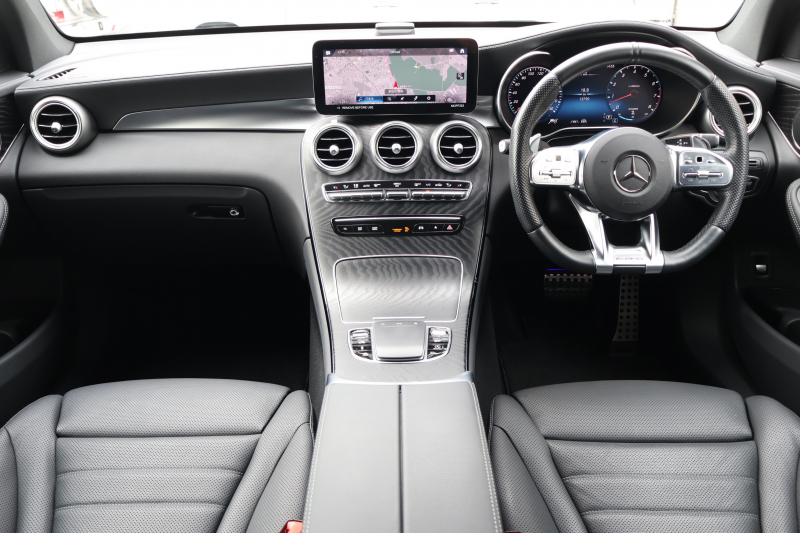 AMG GLC GLC43 4MATIC　後期型 ﾚｻﾞｰｴｸｽｸﾙｰｼﾌﾞPKG ﾚｰﾀﾞｰｾｰﾌﾃｨPKG ｴﾅｼﾞｬｲｼﾞﾝｸﾞPKG ﾊﾟﾉﾗﾏSR 黒革ｼｰﾄ ｼｰﾄﾋｰﾀ ﾍﾞﾝﾁﾚｰﾀ MBUX 純正10.25ｲﾝﾁﾅﾋﾞ地ﾃﾞｼﾞ ｺｯｸﾋﾟｯﾄDisp AppleCarPlay 360°ｶﾒﾗ PTS 電動Rｹﾞｰﾄ HUD AMG20ｲﾝﾁAW　2年保証