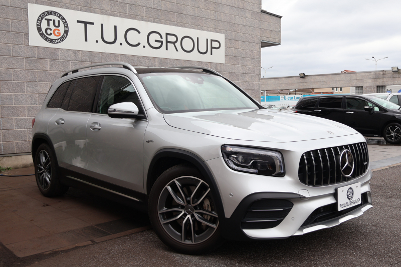 AMG GLB GLB35 4MATIC　AMGﾊﾟﾌｫｰﾏﾝｽｽﾃｱﾘﾝｸﾞ＆ﾄﾞﾗｲﾌﾞｺﾝﾄﾛｰﾙｽｲｯﾁ ｱﾄﾞﾊﾞﾝｽﾄﾞPKG ﾚｰﾀﾞｰｾｰﾌﾃｨPKG ﾊﾟﾉﾗﾐｯｸSR 赤/黒革ｼｰﾄ ｼｰﾄﾋｰﾀｰ MBUX 10.25ｲﾝﾁﾅﾋﾞ地ﾃﾞｼﾞ 360度ｶﾒﾗ ﾜｲﾔﾚｽﾁｬｰｼﾞﾝｸﾞ HUD AMG19AW　新車保証