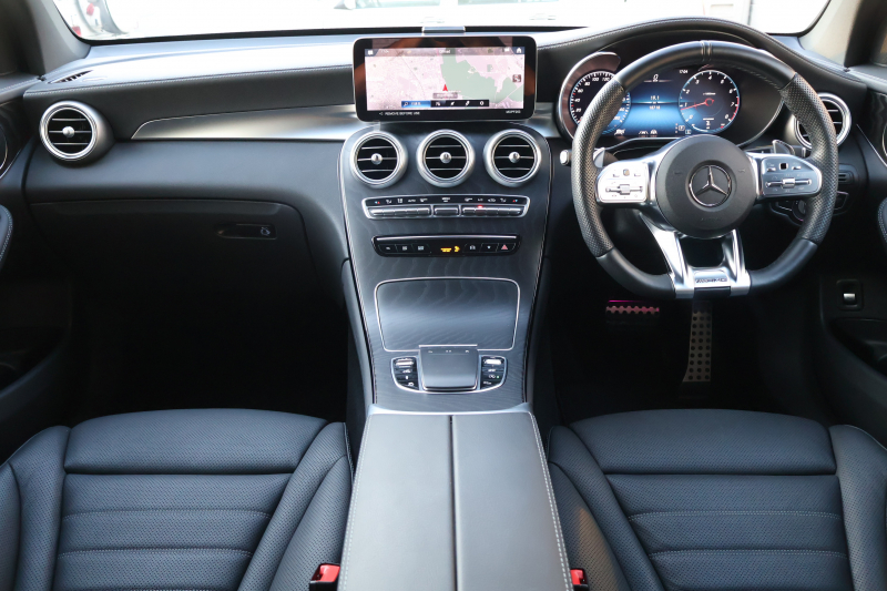 AMG GLCクーペ GLC43 4MATIC ｸｰﾍﾟ　後期型 ﾚｻﾞｰｴｸｽｸﾙｰｼﾌﾞPKG ﾚｰﾀﾞｰｾｰﾌﾃｨPKG ｴｱﾊﾞﾗﾝｽPKG ｶﾞﾗｽSR 黒革ｼｰﾄ ｼｰﾄﾋｰﾀ ﾍﾞﾝﾁﾚｰﾀ MBUX 純正10.25ｲﾝﾁﾅﾋﾞ地ﾃﾞｼﾞ ｺｯｸﾋﾟｯﾄDisp AppleCarPlay 360°ｶﾒﾗ 電動Rｹﾞｰﾄ HUD AMG20ｲﾝﾁAW　2年保証