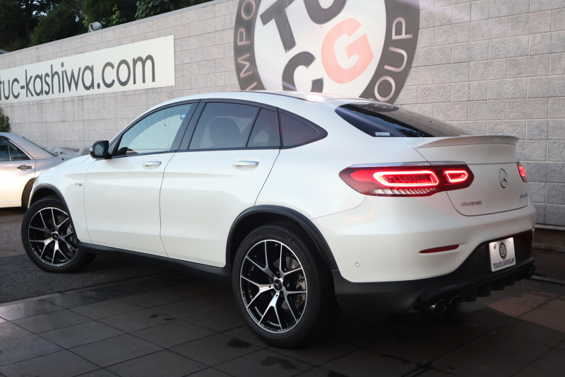 AMG GLCクーペ GLC43 4MATIC ｸｰﾍﾟ　後期型 ﾚｻﾞｰｴｸｽｸﾙｰｼﾌﾞPKG ﾚｰﾀﾞｰｾｰﾌﾃｨPKG ｴｱﾊﾞﾗﾝｽPKG ｶﾞﾗｽSR 黒革ｼｰﾄ ｼｰﾄﾋｰﾀ ﾍﾞﾝﾁﾚｰﾀ MBUX 純正10.25ｲﾝﾁﾅﾋﾞ地ﾃﾞｼﾞ ｺｯｸﾋﾟｯﾄDisp AppleCarPlay 360°ｶﾒﾗ 電動Rｹﾞｰﾄ HUD AMG20ｲﾝﾁAW　2年保証