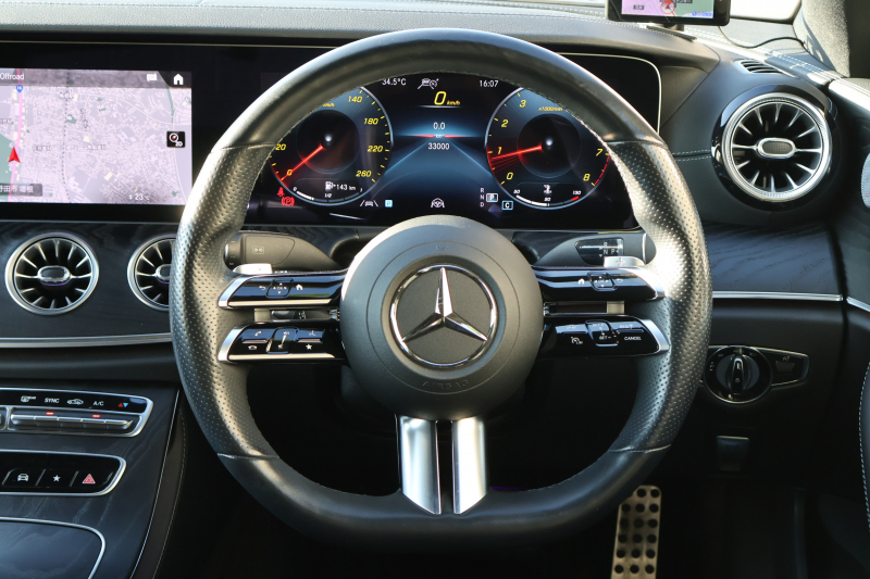 メルセデスベンツ Eクラス E300 ｸｰﾍﾟ ｽﾎﾟｰﾂ　後期型 ｴｸｽｸﾙｰｼﾌﾞPKG ﾚｰﾀﾞｰｾｰﾌﾃｨPKG ﾊﾟﾉﾗﾏSR 黒ﾅｯﾊﾟ革 ｼｰﾄﾋｰﾀ ﾍﾞﾝﾁﾚｰﾀｰ MBUX 12.3ｲﾝﾁﾅﾋﾞ地ﾃﾞｼﾞ  AppleCarPlay 360°ｶﾒﾗ Burmester ﾜｲﾔﾚｽﾁｬｰｼﾞﾝｸﾞ HUD AIRBODYｻｽ AMG19ｲﾝﾁAW　2年保証