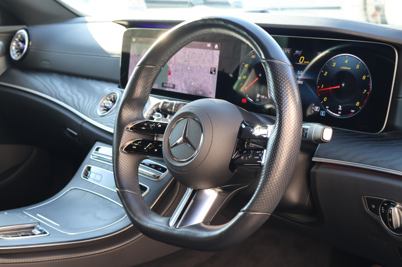 メルセデスベンツ Eクラス E300 ｸｰﾍﾟ ｽﾎﾟｰﾂ　後期型 ｴｸｽｸﾙｰｼﾌﾞPKG ﾚｰﾀﾞｰｾｰﾌﾃｨPKG ﾊﾟﾉﾗﾏSR 黒ﾅｯﾊﾟ革 ｼｰﾄﾋｰﾀ ﾍﾞﾝﾁﾚｰﾀｰ MBUX 12.3ｲﾝﾁﾅﾋﾞ地ﾃﾞｼﾞ  AppleCarPlay 360°ｶﾒﾗ Burmester ﾜｲﾔﾚｽﾁｬｰｼﾞﾝｸﾞ HUD AIRBODYｻｽ AMG19ｲﾝﾁAW　2年保証