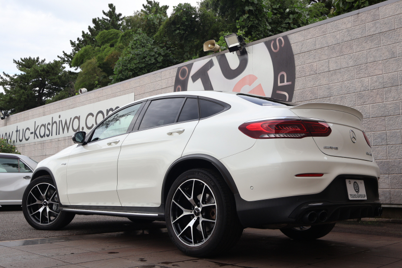 AMG GLCクーペ GLC43 4MATIC ｸｰﾍﾟ　後期 ﾚｻﾞｰｴｸｽｸﾙｰｼﾌﾞPKG ﾚｰﾀﾞｰｾｰﾌﾃｨPKG ｴｱﾊﾞﾗﾝｽPKG ｶﾞﾗｽSR 黒革ｼｰﾄ ｼｰﾄﾋｰﾀ ﾍﾞﾝﾁﾚｰﾀ 10.25ｲﾝﾁMBUXﾅﾋﾞ地ﾃﾞｼﾞ ｺｯｸﾋﾟｯﾄDisp 360°ｶﾒﾗ Burmester PTS 電動Rｹﾞｰﾄ HUD AMG20ｲﾝﾁAW　2年保証
