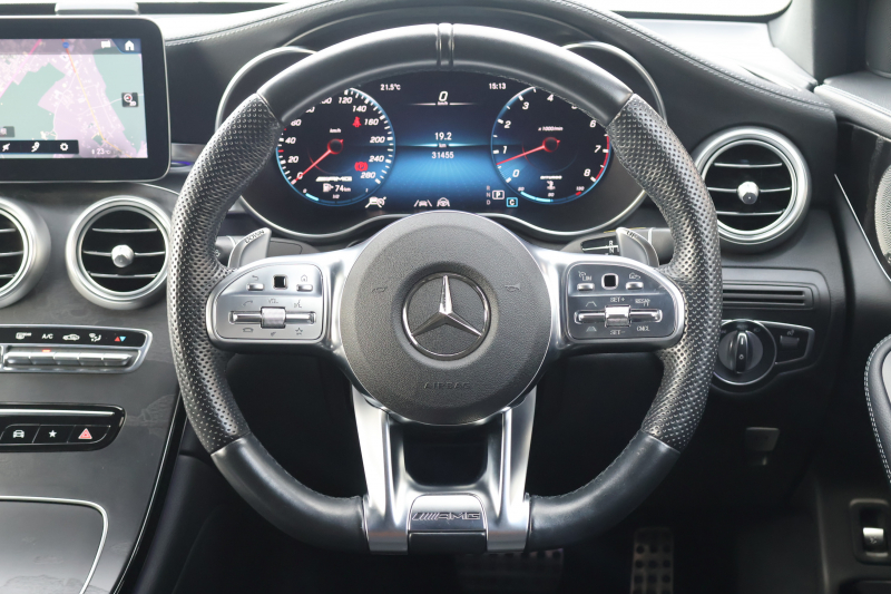 AMG GLCクーペ GLC43 4MATIC ｸｰﾍﾟ　後期 ﾚｻﾞｰｴｸｽｸﾙｰｼﾌﾞPKG ﾚｰﾀﾞｰｾｰﾌﾃｨPKG ｴｱﾊﾞﾗﾝｽPKG ｶﾞﾗｽSR 黒革ｼｰﾄ ｼｰﾄﾋｰﾀ ﾍﾞﾝﾁﾚｰﾀ 10.25ｲﾝﾁMBUXﾅﾋﾞ地ﾃﾞｼﾞ ｺｯｸﾋﾟｯﾄDisp 360°ｶﾒﾗ Burmester PTS 電動Rｹﾞｰﾄ HUD AMG20ｲﾝﾁAW　2年保証