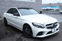 AMG Cクラス C43 4MATIC 　後期型 AMGｽﾀｲﾘﾝｸﾞPKG ﾚｰﾀﾞｰｾｰﾌﾃｨPKG ｴｱﾊﾞﾗﾝｽPKG ﾊﾟﾉﾗﾏSR ｸﾗﾝﾍﾞﾘｰ赤革 ｼｰﾄﾋｰﾀ 純正10.25ｲﾝﾁﾅﾋﾞ地ﾃﾞｼﾞ ｺｯｸﾋﾟｯﾄDisp AppleCarPlay Burmesterｻﾗｳﾝﾄﾞ Bﾓﾆﾀｰ 電動Rｹﾞｰﾄ ﾌｯﾄﾄﾗﾝｸOP 18ｲﾝﾁAW　2年保証