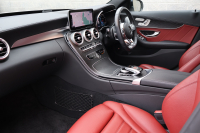 AMG Cクラス C43 4MATIC 　後期型 AMGｽﾀｲﾘﾝｸﾞPKG ﾚｰﾀﾞｰｾｰﾌﾃｨPKG ｴｱﾊﾞﾗﾝｽPKG ﾊﾟﾉﾗﾏSR ｸﾗﾝﾍﾞﾘｰ赤革 ｼｰﾄﾋｰﾀ 純正10.25ｲﾝﾁﾅﾋﾞ地ﾃﾞｼﾞ ｺｯｸﾋﾟｯﾄDisp AppleCarPlay Burmesterｻﾗｳﾝﾄﾞ Bﾓﾆﾀｰ 電動Rｹﾞｰﾄ ﾌｯﾄﾄﾗﾝｸOP 18ｲﾝﾁAW　2年保証