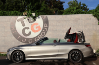 AMG Cクラス C43 4MATIC ｶﾌﾞﾘｵﾚ　後期型 ﾀﾞｰｸﾚｯﾄﾞ幌 AMGｽﾀｲﾘﾝｸﾞPKG ﾚｰﾀﾞｰｾｰﾌﾃｨPKG ｴｱﾊﾞﾗﾝｽPKG ｸﾗﾝﾍﾞﾘｰ赤革 ｼｰﾄﾋｰﾀ 純正10.25ｲﾝﾁﾅﾋﾞ地ﾃﾞｼﾞ ｺｯｸﾋﾟｯﾄDisp AppleCarPlay Burmesterｻﾗｳﾝﾄﾞ Bﾓﾆﾀｰ ﾏﾙﾁﾋﾞｰﾑLED 純正ﾄﾞﾗﾚｺ AMG19ｲﾝﾁAW　2年保証