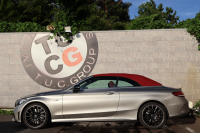 AMG Cクラス C43 4MATIC ｶﾌﾞﾘｵﾚ　後期型 ﾀﾞｰｸﾚｯﾄﾞ幌 AMGｽﾀｲﾘﾝｸﾞPKG ﾚｰﾀﾞｰｾｰﾌﾃｨPKG ｴｱﾊﾞﾗﾝｽPKG ｸﾗﾝﾍﾞﾘｰ赤革 ｼｰﾄﾋｰﾀ 純正10.25ｲﾝﾁﾅﾋﾞ地ﾃﾞｼﾞ ｺｯｸﾋﾟｯﾄDisp AppleCarPlay Burmesterｻﾗｳﾝﾄﾞ Bﾓﾆﾀｰ ﾏﾙﾁﾋﾞｰﾑLED 純正ﾄﾞﾗﾚｺ AMG19ｲﾝﾁAW　2年保証