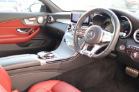 AMG Cクラス C43 4MATIC ｶﾌﾞﾘｵﾚ　後期型 ﾀﾞｰｸﾚｯﾄﾞ幌 AMGｽﾀｲﾘﾝｸﾞPKG ﾚｰﾀﾞｰｾｰﾌﾃｨPKG ｴｱﾊﾞﾗﾝｽPKG ｸﾗﾝﾍﾞﾘｰ赤革 ｼｰﾄﾋｰﾀ 純正10.25ｲﾝﾁﾅﾋﾞ地ﾃﾞｼﾞ ｺｯｸﾋﾟｯﾄDisp AppleCarPlay Burmesterｻﾗｳﾝﾄﾞ Bﾓﾆﾀｰ ﾏﾙﾁﾋﾞｰﾑLED 純正ﾄﾞﾗﾚｺ AMG19ｲﾝﾁAW　2年保証