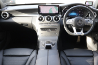 AMG Cクラス C43 4MATIC 　後期型 AMGｽﾀｲﾘﾝｸﾞPKG ﾚｰﾀﾞｰｾｰﾌﾃｨPKG ｴｱﾊﾞﾗﾝｽPKG ﾊﾟﾉﾗﾏSR ﾌﾞﾗｯｸ革 ｼｰﾄﾋｰﾀ 純正10.25ｲﾝﾁﾅﾋﾞ地ﾃﾞｼﾞ ｺｯｸﾋﾟｯﾄDisp AppleCarPlay Burmesterｻﾗｳﾝﾄﾞ Bﾓﾆﾀｰ 電動Rｹﾞｰﾄ ﾌｯﾄﾄﾗﾝｸOP KW車高調 AMG19ｲﾝﾁAW　2年保証