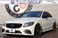 AMG Cクラス C43 4MATIC 　後期型 AMGｽﾀｲﾘﾝｸﾞPKG ﾚｰﾀﾞｰｾｰﾌﾃｨPKG ｴｱﾊﾞﾗﾝｽPKG ﾊﾟﾉﾗﾏSR ﾌﾞﾗｯｸ革 ｼｰﾄﾋｰﾀ 純正10.25ｲﾝﾁﾅﾋﾞ地ﾃﾞｼﾞ ｺｯｸﾋﾟｯﾄDisp AppleCarPlay Burmesterｻﾗｳﾝﾄﾞ Bﾓﾆﾀｰ 電動Rｹﾞｰﾄ ﾌｯﾄﾄﾗﾝｸOP KW車高調 AMG19ｲﾝﾁAW　2年保証