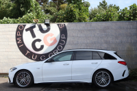 AMG Cクラス C43 4MATIC ｽﾃｰｼｮﾝﾜｺﾞﾝ (BSG搭載ﾓﾃﾞﾙ)　ﾚｻﾞｰｴｸｽｸﾙｰｼﾌﾞPKG ﾚｰﾀﾞｰｾｰﾌﾃｨPKG ﾊﾟﾉﾗﾏSR ｼｴﾅﾌﾞﾗｳﾝ/ﾌﾞﾗｯｸ革 ｼｰﾄﾋｰﾀｰ  ﾍﾞﾝﾁﾚｰﾀｰ MBUX ARﾅﾋﾞ地ﾃﾞｼﾞ AppleCarPlay Burmester 360度ｶﾒﾗ  HUD  ﾘｱｱｸｽﾙｽﾃｱﾘﾝｸﾞ AMG19ｲﾝﾁAW　新車保証