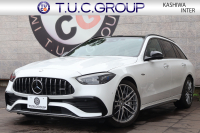 AMG Cクラス C43 4MATIC ｽﾃｰｼｮﾝﾜｺﾞﾝ (BSG搭載ﾓﾃﾞﾙ)　ﾚｻﾞｰｴｸｽｸﾙｰｼﾌﾞPKG ﾚｰﾀﾞｰｾｰﾌﾃｨPKG ﾊﾟﾉﾗﾏSR ｼｴﾅﾌﾞﾗｳﾝ/ﾌﾞﾗｯｸ革 ｼｰﾄﾋｰﾀｰ  ﾍﾞﾝﾁﾚｰﾀｰ MBUX ARﾅﾋﾞ地ﾃﾞｼﾞ AppleCarPlay Burmester 360度ｶﾒﾗ  HUD  ﾘｱｱｸｽﾙｽﾃｱﾘﾝｸﾞ AMG19ｲﾝﾁAW　新車保証